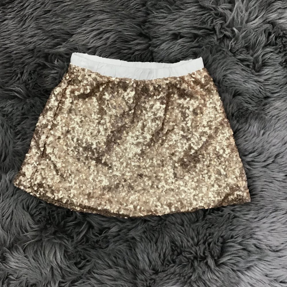 Toughskins | Girl's Sequin Skirt | Gold  | Size 4T